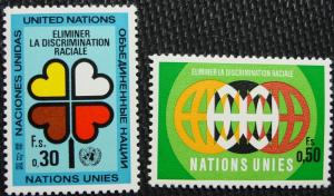 UN Geneva #19-20 MNH, 2 Singles, SCV $.45 L10