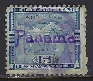 Panama 160 VFU MAP 1022G