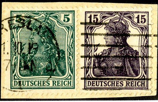 GERMANY 100b USED FROM BKLT PANE   BIN $25.00