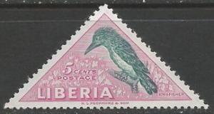 LIBERIA 344 MNH BIRD H292-4