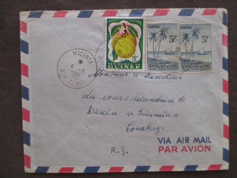 1960 French Guinea In Country Airmail Cover - Very Nice (VV33)