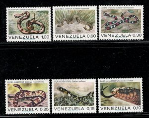 VENEZUELA SC# 1007-1012 FVF/MLH