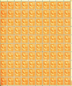 U.S. #803 MINT OG NH FULL SHEET