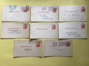 United States Washington Surcharge 1920 used postal cards postcards Ref 66758