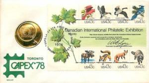 First Day Cover, Capex 78, First Day  Cover, Medallion, W...