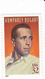 1997 Humphrey Bogart, Single 32-Cent Postage Stamp Sc# 3152, MNH, OG