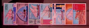 KUWAIT Sc 481-87 NH ISSUE OF 1970 - OLD SHIPS