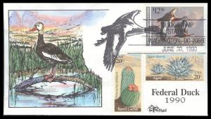 #RW57 Black Bellied Whistling Duck Milford FDC