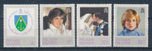 [116829] Pitcairn Islands 1982 Royalty 21st anniversary Princess Diana  MNH