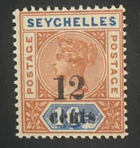 MOMEN: SEYCHELLES SG #17 1893 MINT OG NH LOT #60799