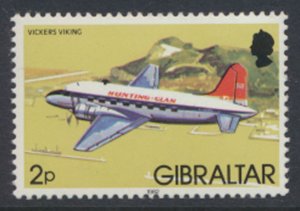 Gibraltar SG 461 Used  1982   Aircraft   Vickers Viking  SC# 417  - See scans