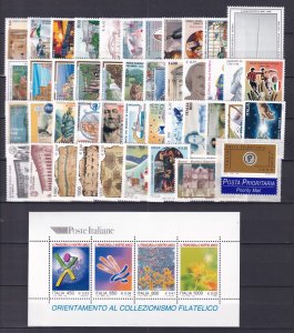 1999 - ITALY - YEAR COMPLETE SET SC# 2278-2322 - MNH **