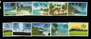 SAMOA SG9367/46 1995 SCENIC VIEWS MNH