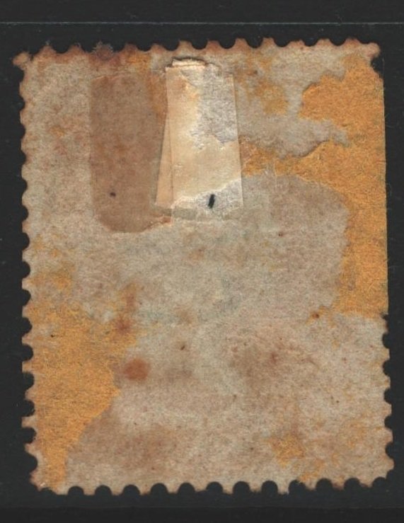 USA Sc#65 Used - some paper adhesion reverse