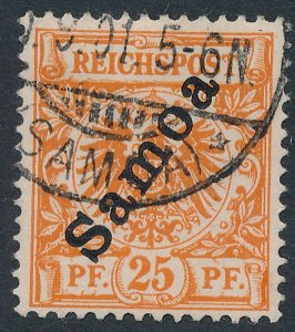 Samoa sc# 55 - Used - Cancel 9 - Apia September 1901 - Last Date of Use?