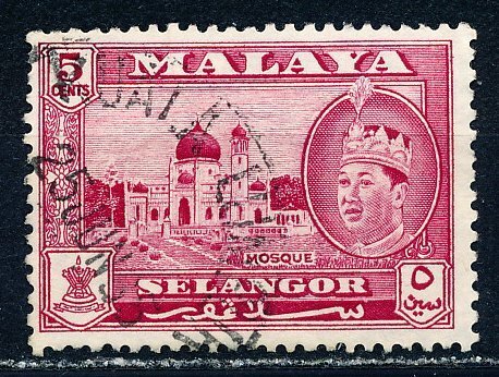 Malaya Selangor #117 Single Used