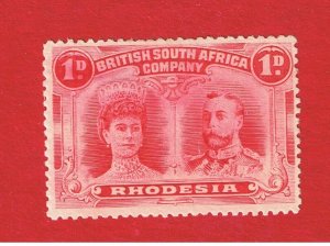 Rhodesia #102    MVFH NG   Mary & George   Free S/H