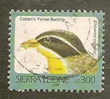 Sierra Leone     Scott  1543g     Bird        Used