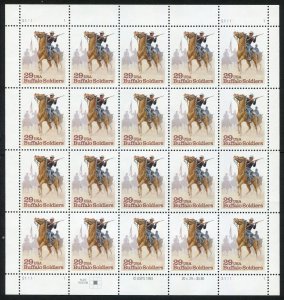 US #2818  Buffalo Soldiers  Pane of 20  (FV  $5.80)