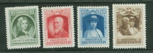 Liechtenstein #90-93  Single (Complete Set)