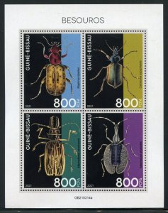 GUINEA BISSAU  2021 BEETLES SHEET  MINT NH