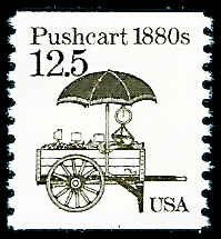 PCBstamps    US #2133 12.5c Pushcart, coil, MNH, (9)