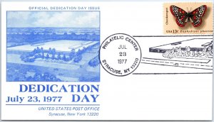 US SPECIAL EVENT POSTMARK COVER USPS POST OFFICE DEDICATION AT SYRACUSE NY 1977