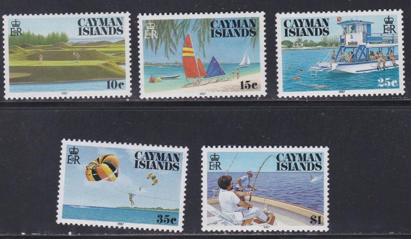 Cayman Islands # 574-578, Tourism, Water Sports - Golf, NH, 1/2 Cat,