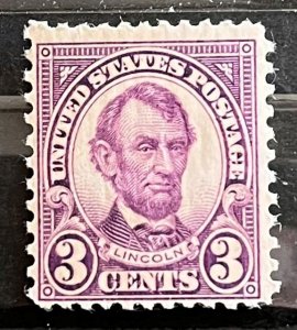 U.S. #555 MLH- SCV=$13.00*