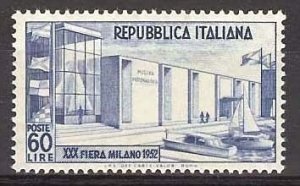 1952 - ITALY - 30th Milan Trade Fair - SC# 600 - MNH **