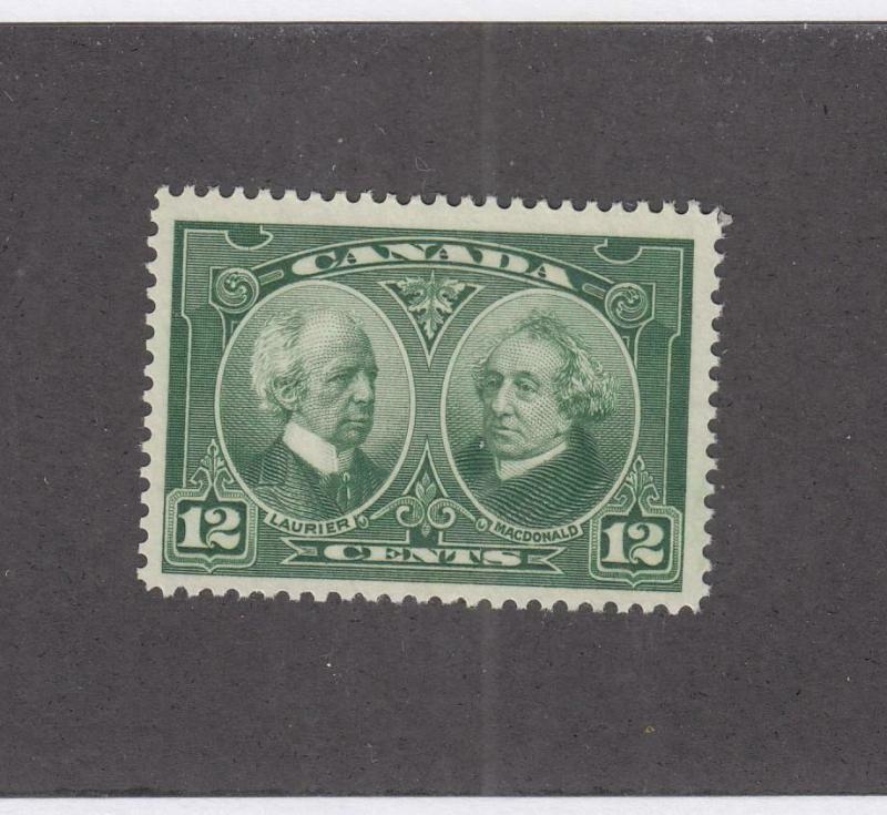 CANADA (MK3333) # 147  VF-MNH 12cts JUN 1927 / LAURIER & MACDONALD CAT VALUE $30