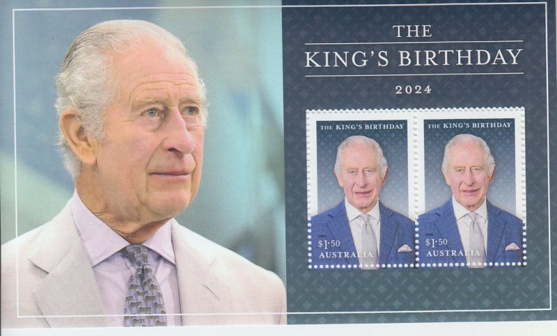 2024 Australia King's Birthday SS  (Scott NA)   MNH