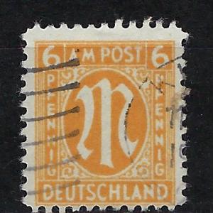 Germany AM Post Scott # 3N5, used