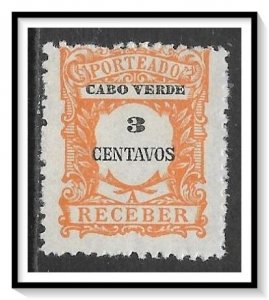 Cape Verde #J24  Postage Due NG