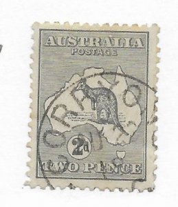Australia #35 Gibbons Crease Used - Stamp - CAT VALUE $15.00Gbp