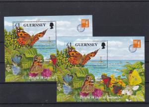 Guernsey P. Lady Butterfly Wings of Summer Mint Never Hinged stamps ref R 16332