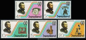 Swaziland Scott 273-277 Mint never hinged.