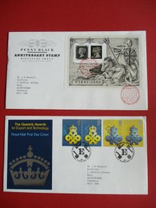 1990 GB First Day Covers Complete Run Philatelic Bureau Edinburgh Used Typed