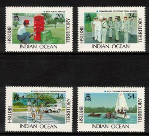 BIOT 1991 Government Services; Scott 111-14, SG 111-14; MNH