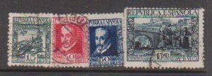 Spain 552-5 1935 Figures cpl used