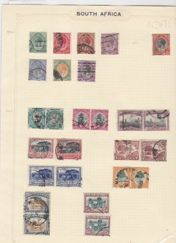 south africa stamps on page  ref 10486