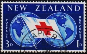 New Zealand. 1959 3d+1d S.G.775 Fine Used