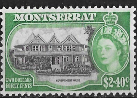 Montserrat # 141 QE II Definitive   $2.40  (1)  Mint NH