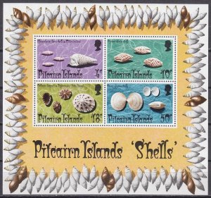 1974 Pitcairn Islands 137-140/B1 Sea fauna 13,00 €