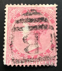 Ceylon, SG#48c, Used