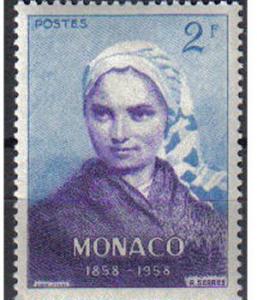 MONACO, 1958, MH 2f. St. Bernadette