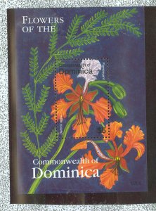 Dominica #2631 Mint (NH) Souvenir Sheet (Flowers)