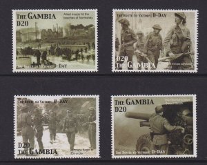 Gambia   #2957a-d MNH  end of World War II