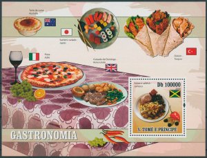 Sao Tome & Principe 2009 MNH Cultures Stamps Gastronomy Foods Cuisine 1v S/S I