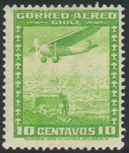 Chile C30- Air Postage - MH